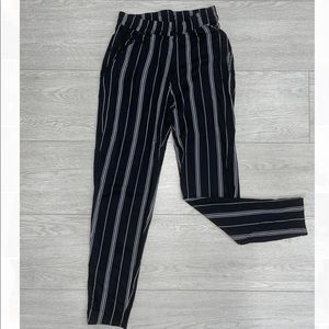 Striped office pants